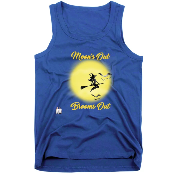 Halloween Gift MoonS Out Brooms Out Gift Tank Top