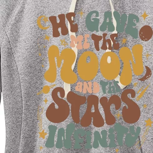 He Gave Me The Moon And The Stars Infinity Belly And Conrad Infinity Women's Fleece Hoodie