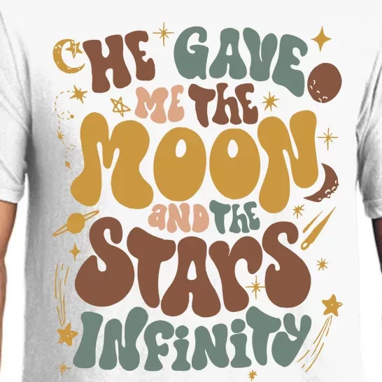 He Gave Me The Moon And The Stars Infinity Belly And Conrad Infinity Pajama Set