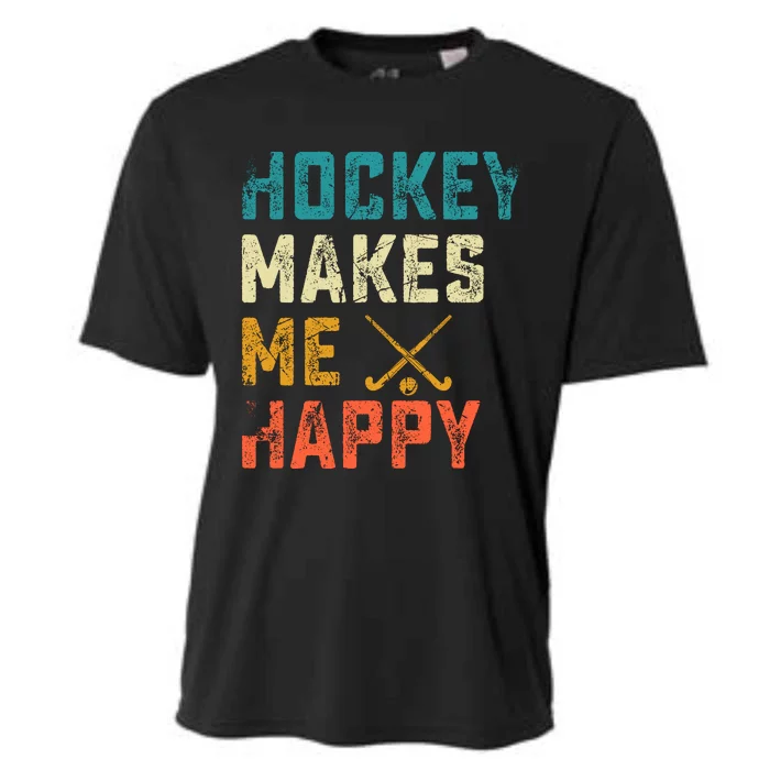 Hockey Gives Me A Zamboner Funny Hockey Cooling Performance Crew T-Shirt