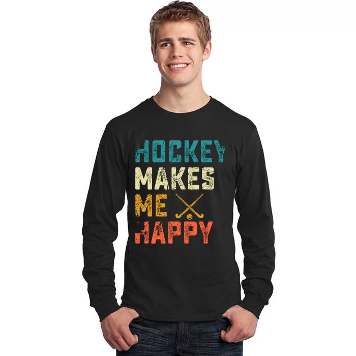 Hockey Gives Me A Zamboner Funny Hockey Tall Long Sleeve T-Shirt