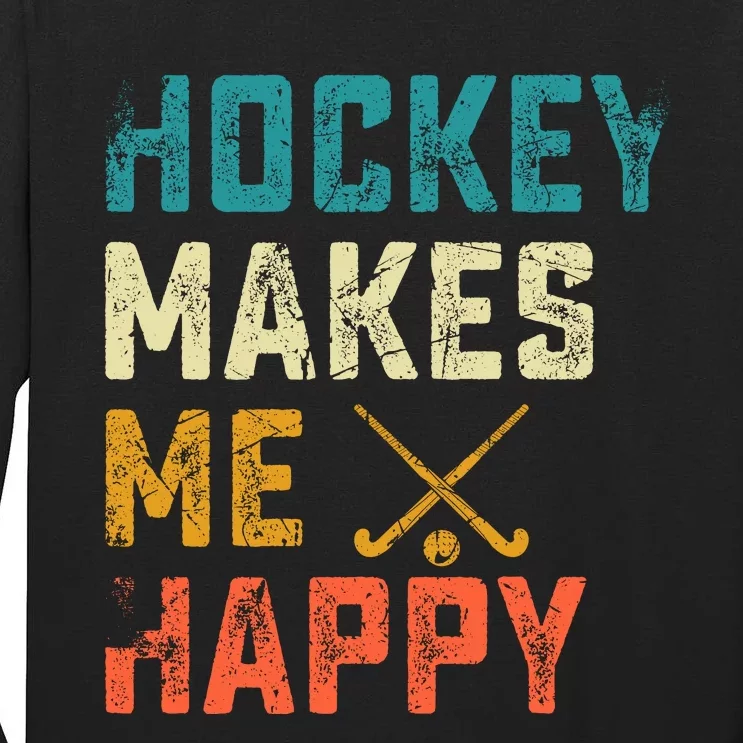 Hockey Gives Me A Zamboner Funny Hockey Tall Long Sleeve T-Shirt