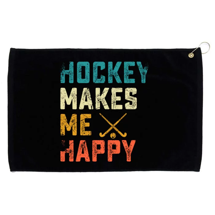 Hockey Gives Me A Zamboner Funny Hockey Grommeted Golf Towel