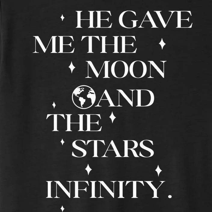 He Gave Me The Moon And The Stars Infinity Belly And Conrad Infinity ChromaSoft Performance T-Shirt