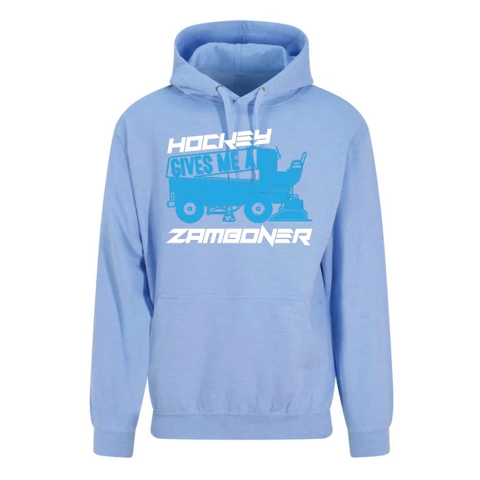 Hockey Gives Me A Zamboner Funny Hockey Fan Unisex Surf Hoodie