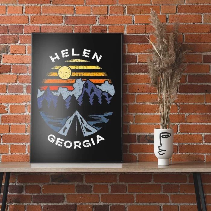 Helen Georgia Mountains Lake Ga Vacation Souvenir Poster