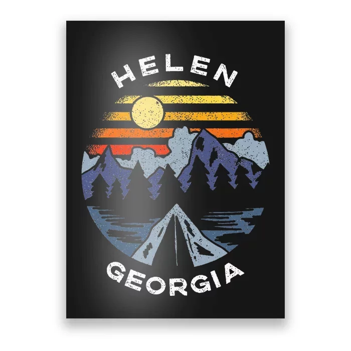 Helen Georgia Mountains Lake Ga Vacation Souvenir Poster