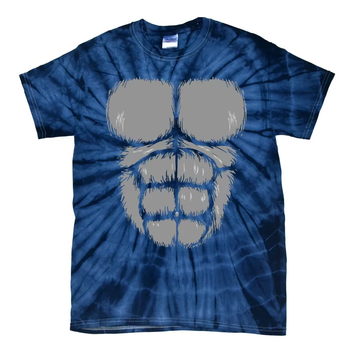 Halloween Gorilla Monkey Costume Money Tie-Dye T-Shirt