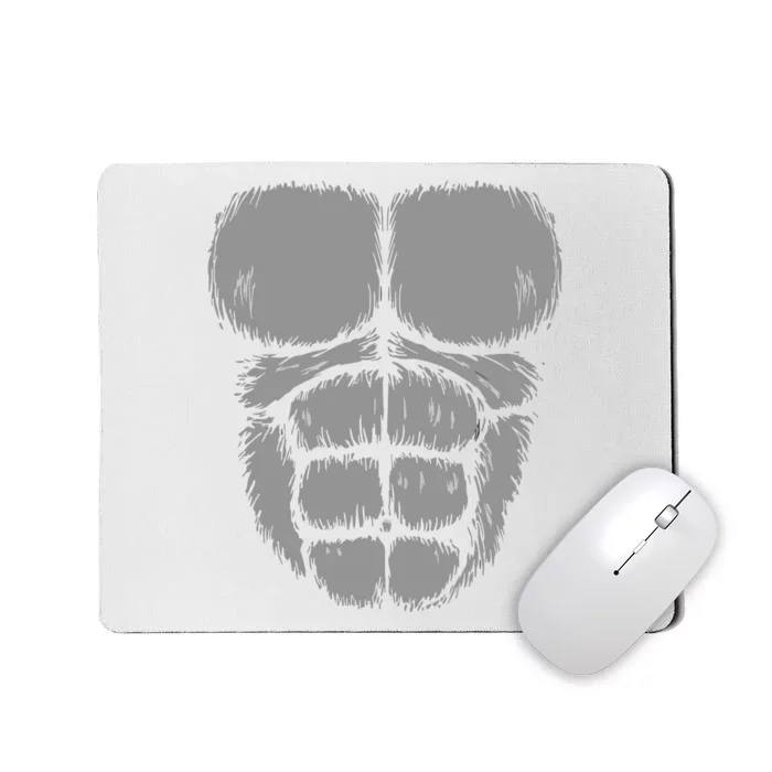 Halloween Gorilla Monkey Costume Money Mousepad