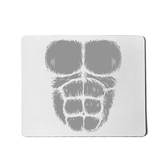 Halloween Gorilla Monkey Costume Money Mousepad