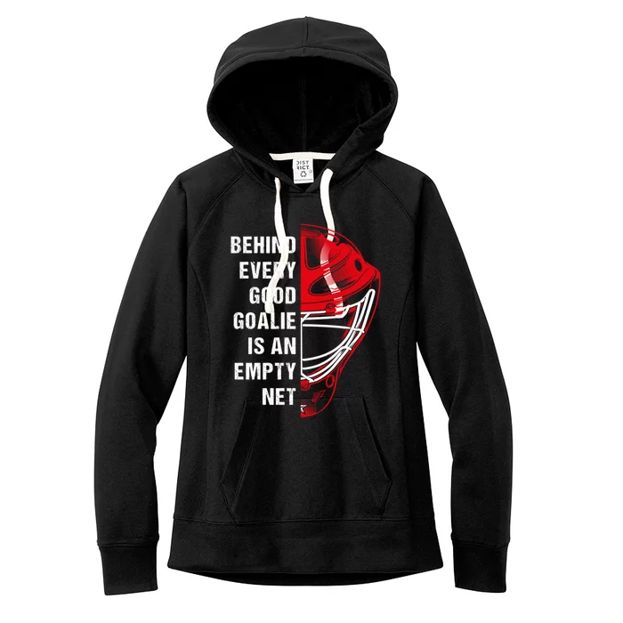 Hockey Goalkeeper Mask Player Outfit For Ice Hockey Goalie Gift Women's Fleece Hoodie