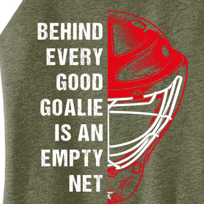 Hockey Goalkeeper Mask Player Outfit For Ice Hockey Goalie Gift Women’s Perfect Tri Rocker Tank