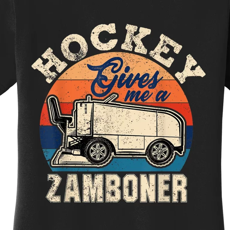 Hockey Gives Me A Zamboner Funny Hockey Fan Men Women's T-Shirt