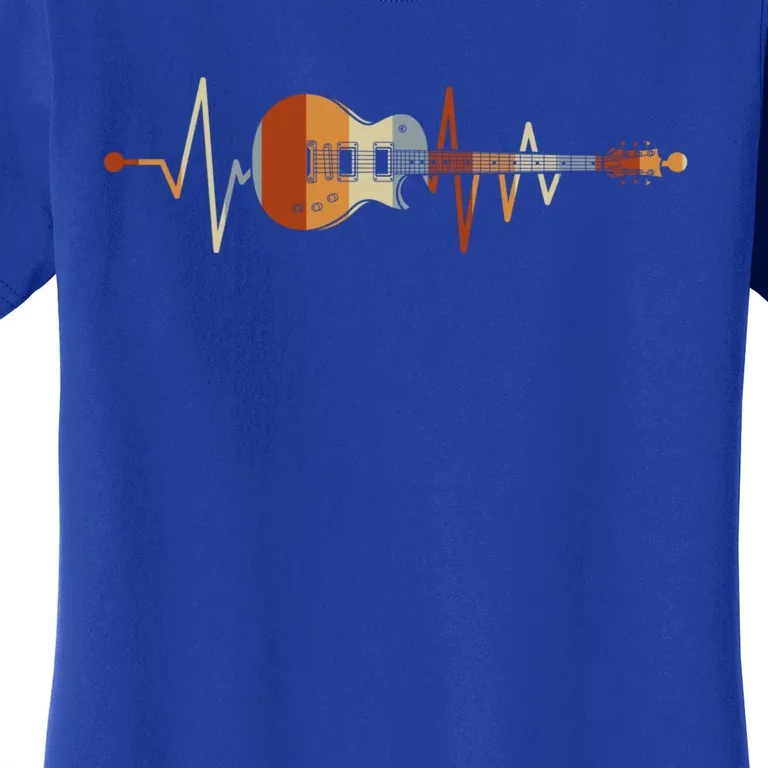 Heartbeat Guitar Meaningful Gift Women's T-Shirt