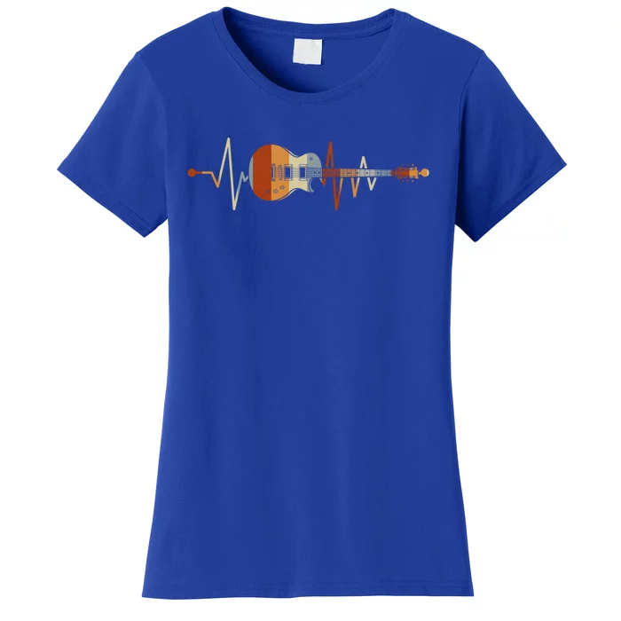 Heartbeat Guitar Meaningful Gift Women's T-Shirt