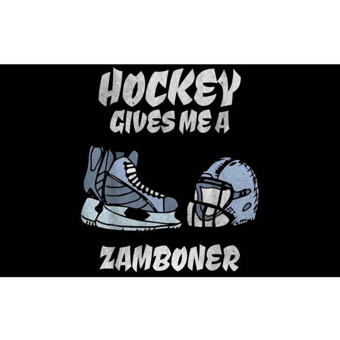 Hockey Gives Me A Zamboner Funny Hockey Fan Bumper Sticker