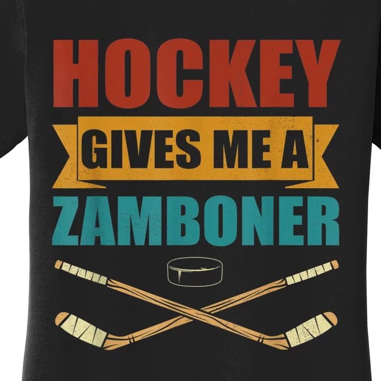 Hockey Gives Me A Zamboner Funny Hockey Fan Men Women's T-Shirt