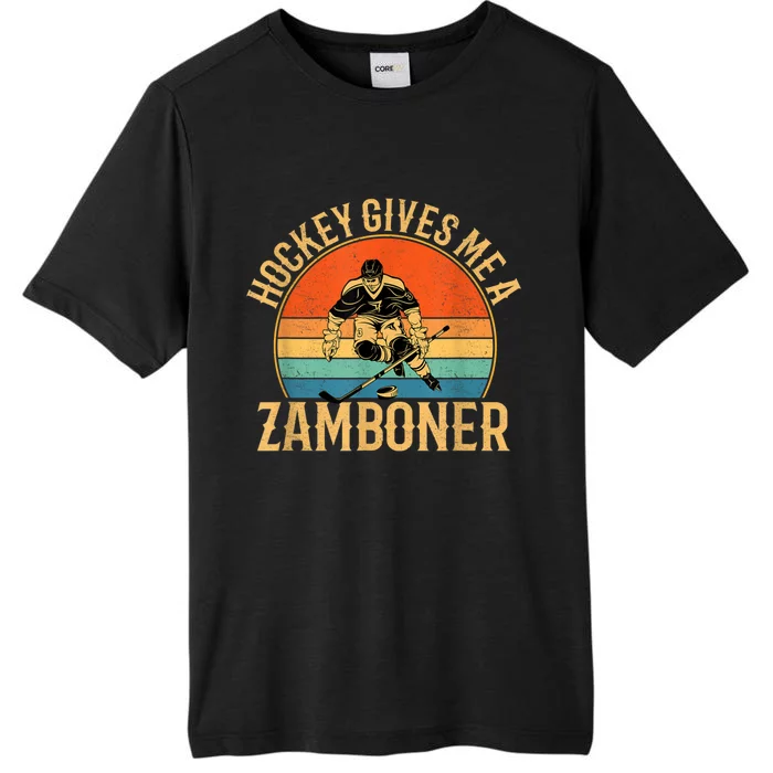 Hockey Gives Me A Zamboner Funny Hockey ChromaSoft Performance T-Shirt