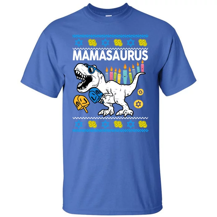 Hanukkahcute Gift Mamasaurus Dinosaur Funny Meaningful Gift Tall T-Shirt