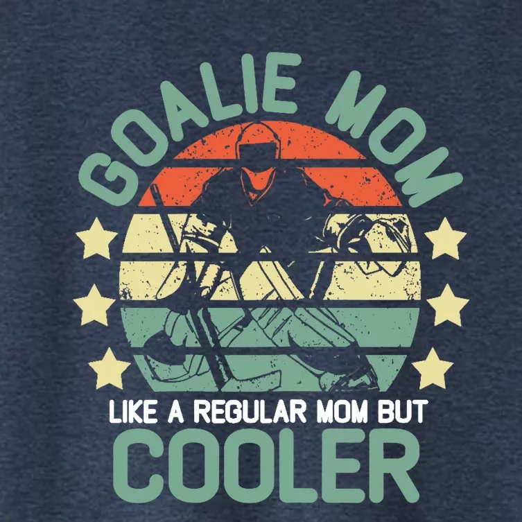 hockey goalie mom shirt Like A Regular mom But Cooler Women's Crop Top Tee