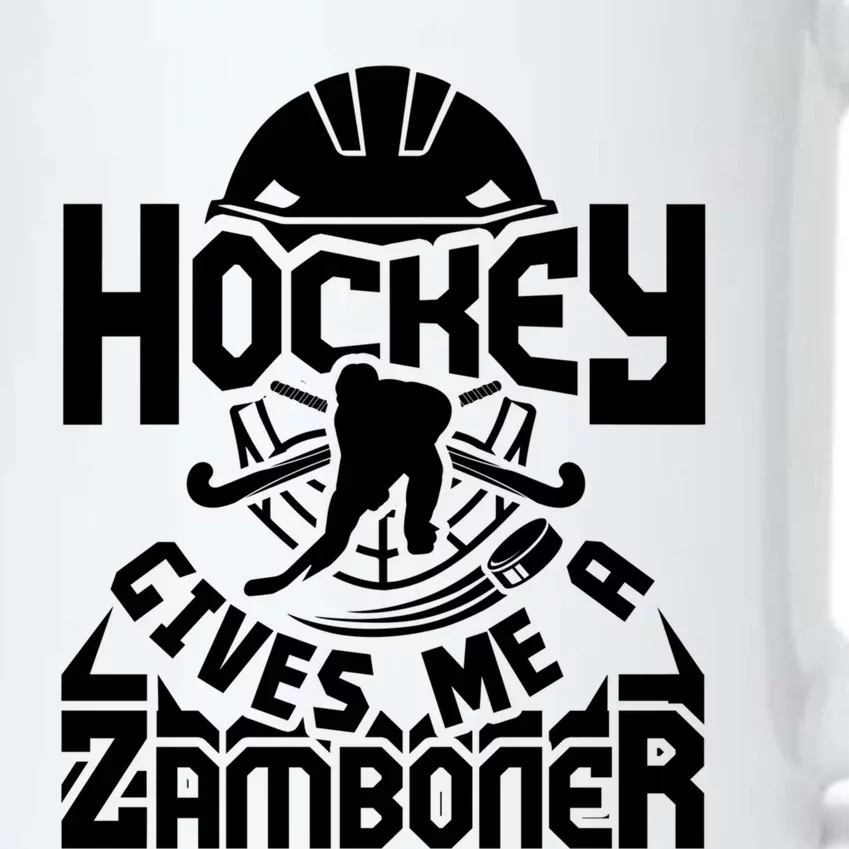 Hockey Gives Me A Zamboner Hockey Fans Lovers Funny Cool Gift Black Color Changing Mug