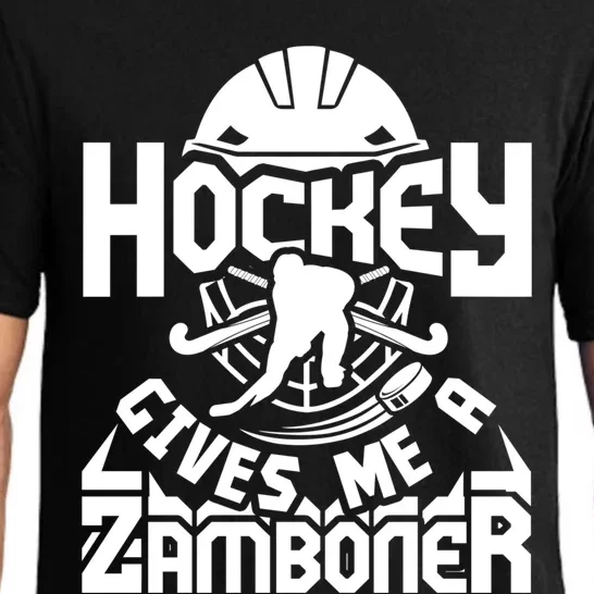 Hockey Gives Me A Zamboner Hockey Fans Lovers Funny Cool Gift Pajama Set