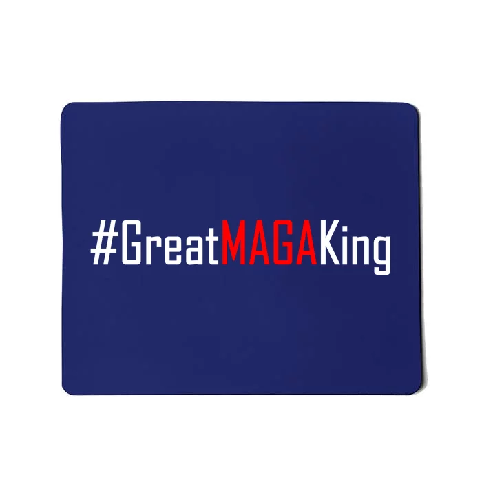 Hashtag Great MAGA King Trump 2024 Mousepad