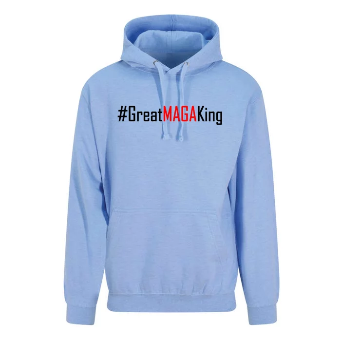 Hashtag Great MAGA King Trump 2024 Unisex Surf Hoodie