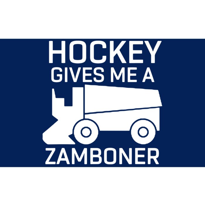 Hockey Gives Me A Zamboner Funny Hockey Tee Bumper Sticker