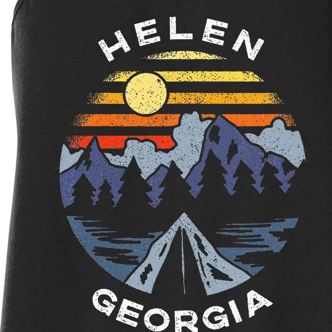 Helen Georgia Mountains Lake Ga Vacation Souvenir Women's Racerback Tank