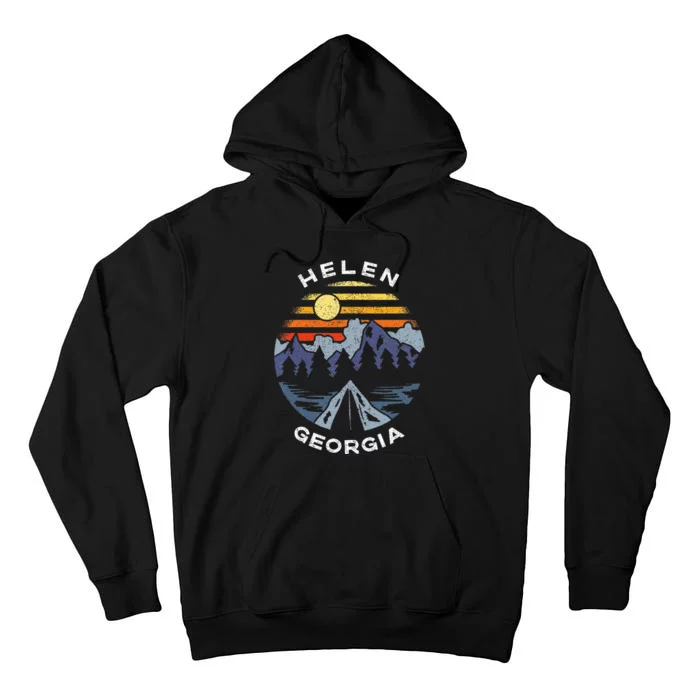 Helen Georgia Mountains Lake Ga Vacation Souvenir Tall Hoodie