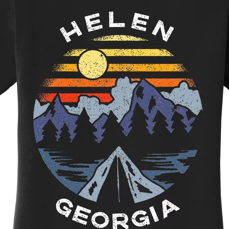 Helen Georgia Mountains Lake Ga Vacation Souvenir Women's T-Shirt