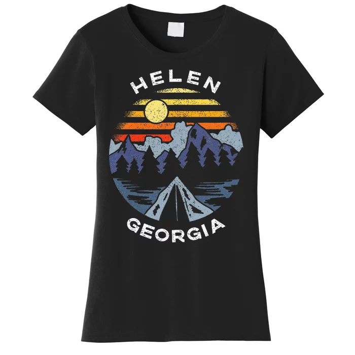 Helen Georgia Mountains Lake Ga Vacation Souvenir Women's T-Shirt