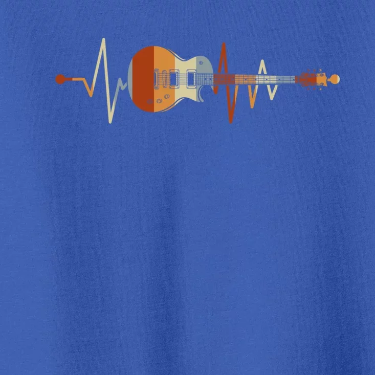 Heartbeat Guitar Meaningful Gift Toddler T-Shirt