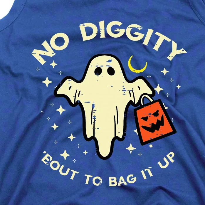 Halloween Ghost No Diggity Costume Tank Top