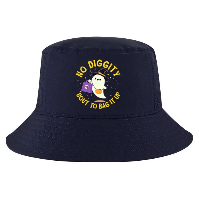 Halloween Ghost No Diggity Bout To Bag It Up Cool Comfort Performance Bucket Hat