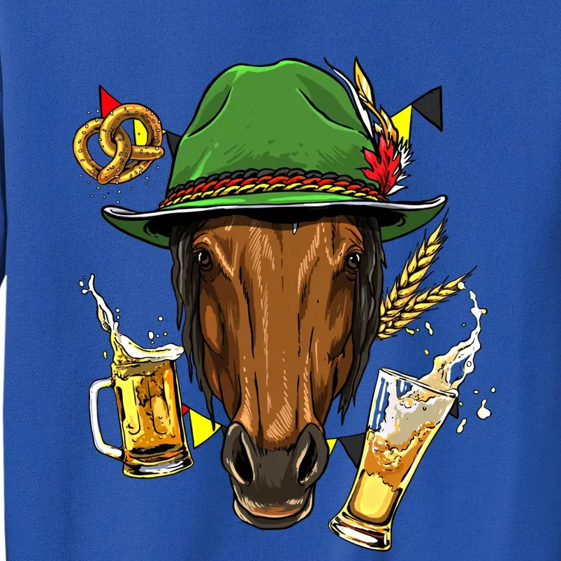 Horse Gery Oktoberfest Party Beer Fest Horse Lover Cow Gift Tall Sweatshirt