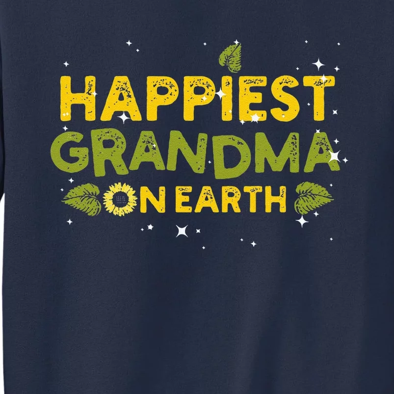 Happiest Grandma On Earth Sunflower Grandma Mother's Day Sweatshirt