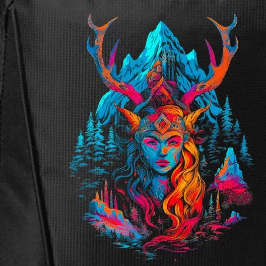 Hel Goddess Of Death Norse Mythology Viking City Backpack