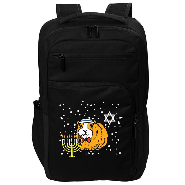 Hanukkah Guinea Pig Chanukah Jewish Funny Impact Tech Backpack