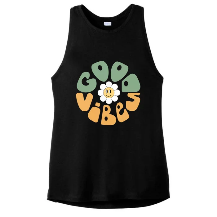 Halloween Groovy PEACE SIGN LOVE 60s 70s Tie Dye Hippie Gift Ladies Tri-Blend Wicking Tank