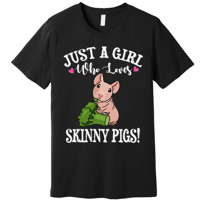 Hairless Guinea Pig Premium T-Shirt