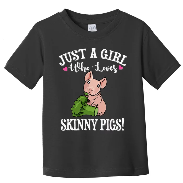 Hairless Guinea Pig Toddler T-Shirt