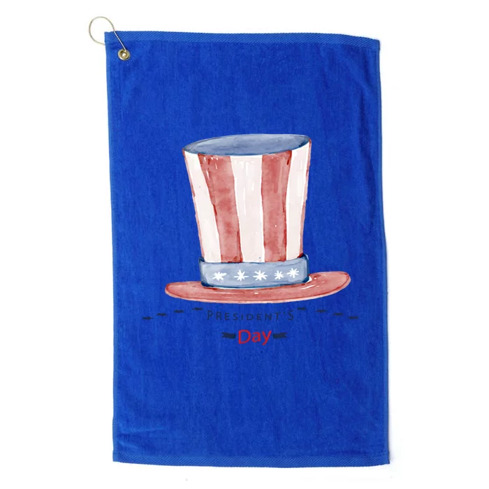 Happy Great President's Day Tee And Funny Gift Platinum Collection Golf Towel