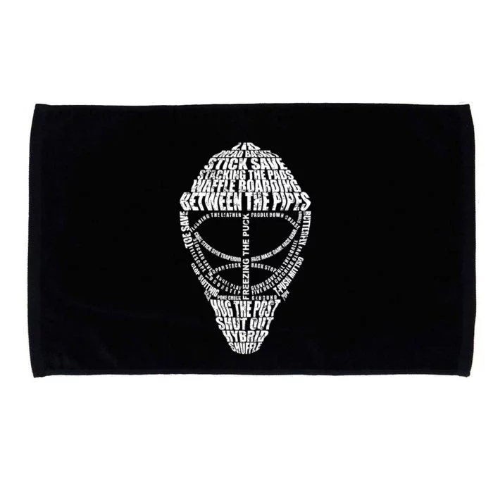 Hockey Goalie Quote Hoodie For Hockey Goalie Microfiber Hand Towel