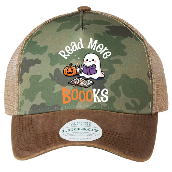 Halloween Ghost Reading Read More Books Librarian Teacher Legacy Tie Dye Trucker Hat