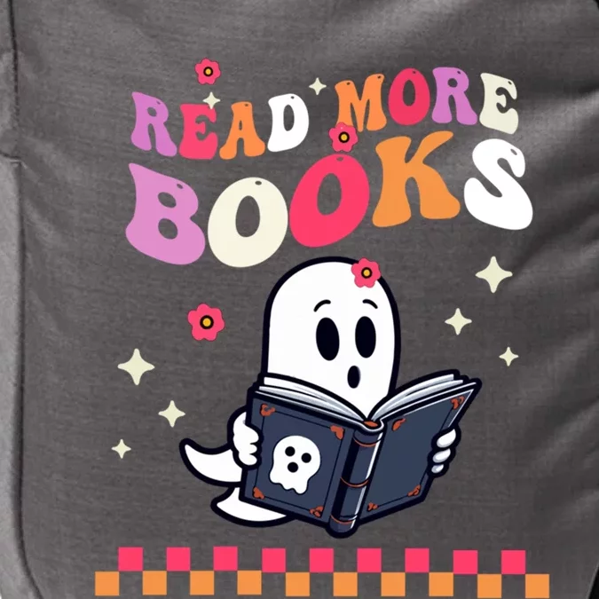 Halloween Ghost Read More Books Spooky Boo Teacher Gift Impact Tech Backpack