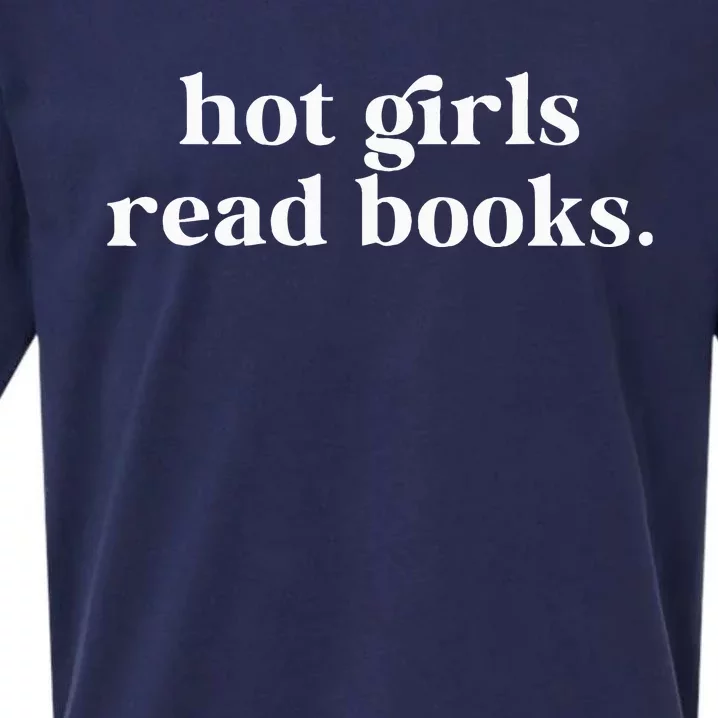 Hot Girl Read Books Lover Bookworm Librarian Book Reading Sueded Cloud Jersey T-Shirt