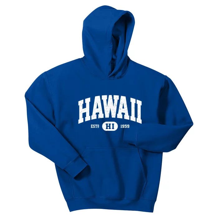 Hawaii Gift Retro Vintage Hawaii Gift Funny Gift Kids Hoodie