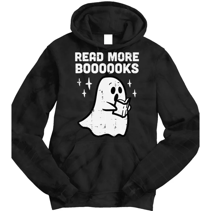 Halloween Ghost Read More Books Funny Costume Tie Dye Hoodie